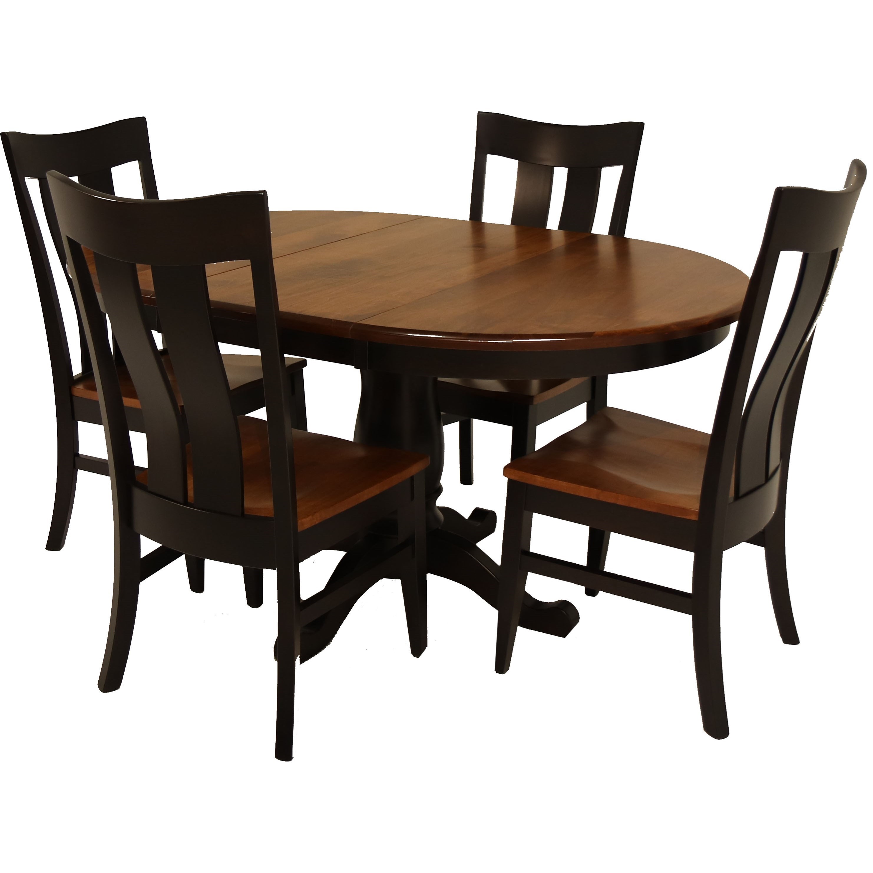 Archbold Furniture Amish Essentials 5 Piece Rebecca Table and Florence Chair Set Sheely's